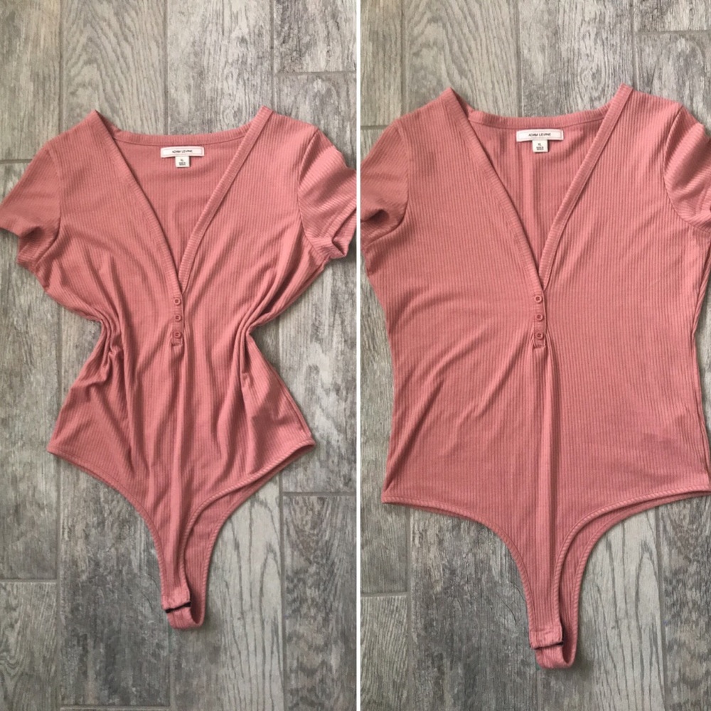 Adam Levine ribbed bodysuit